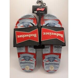 Brand New! Budweiser Men’s EVA Slide Slides Size 7